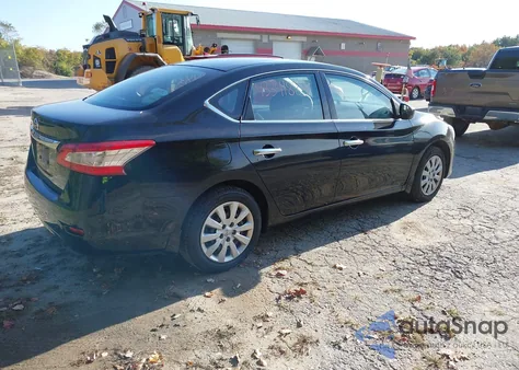 2015 Nissan Sentra S from USA, damaged, VIN 3N1AB7AP7FY316354